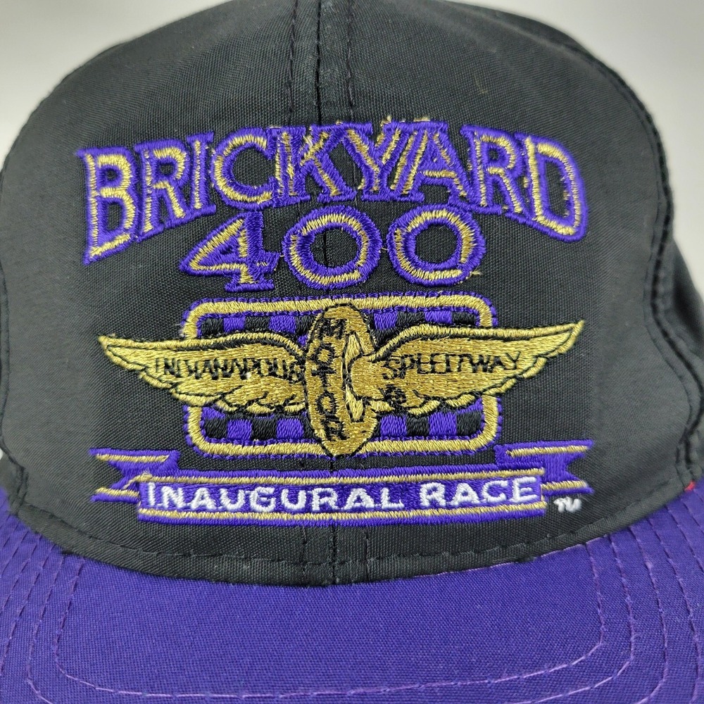 Logo 7‎ Brickyard 400 Inaugural Race Indianapolis Motor Speedway Snapback Hat - Picture 2 of 10